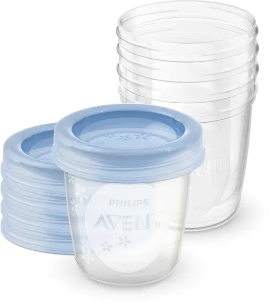Philips Avent VIA SCF619/05 glass with cap 5× 180 ml
