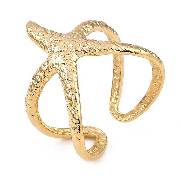 304 Stainless Steel Open Cuff Rings for Women