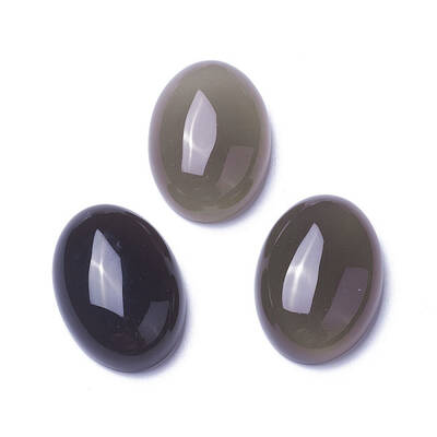 Natural Grey Agate Cabochons