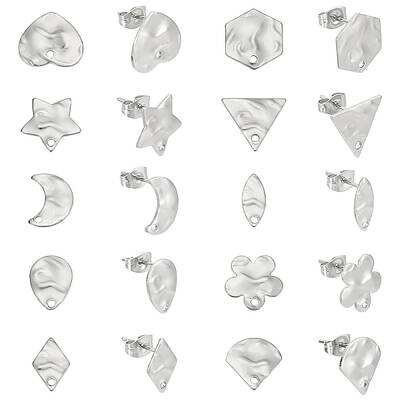304 Stainless Steel Stud Earring Findings
