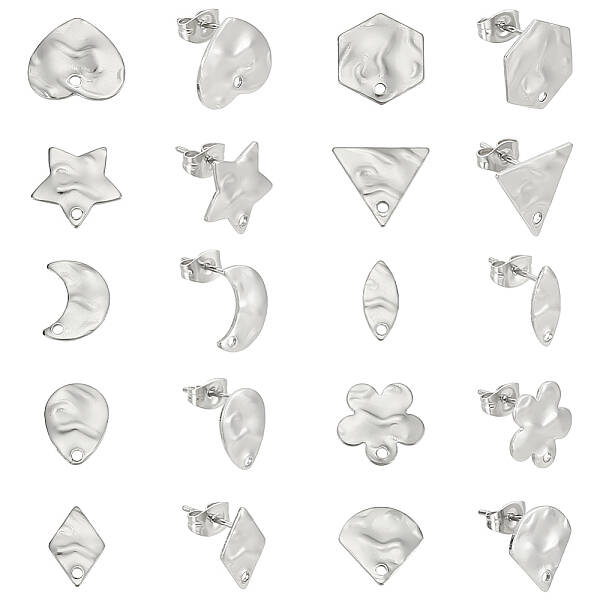 304 Stainless Steel Stud Earring Findings