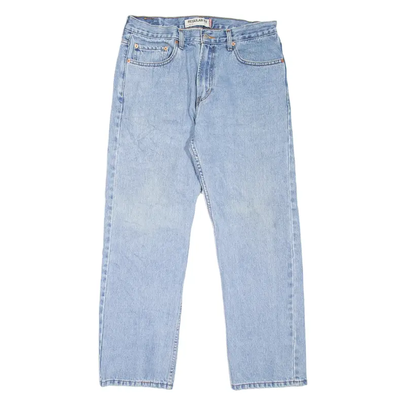 LEVI'S 505 Jeans Mens Blue Regular Straight W34 L30