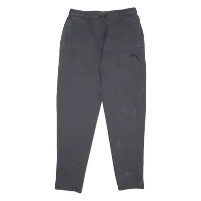 PUMA Joggers Grey Tapered Mens L W30 L30