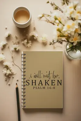 I Will Not Be Shaken Prayer Journal