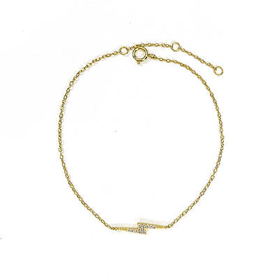 925 Sterling Silver Cubic Zirconia Link Bracelets