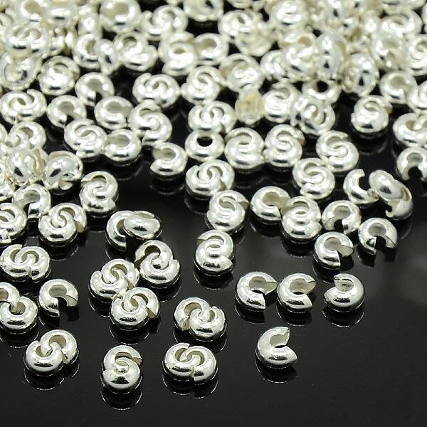 Brass Crimp Beads Covers
