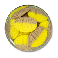 BUBS Banana Caramel-1/2lb -Swedish Candy- Vegan-Sweet Candy-Halal