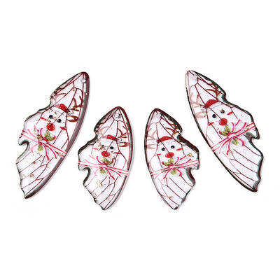Christmas Theme Epoxy Resin Pendants