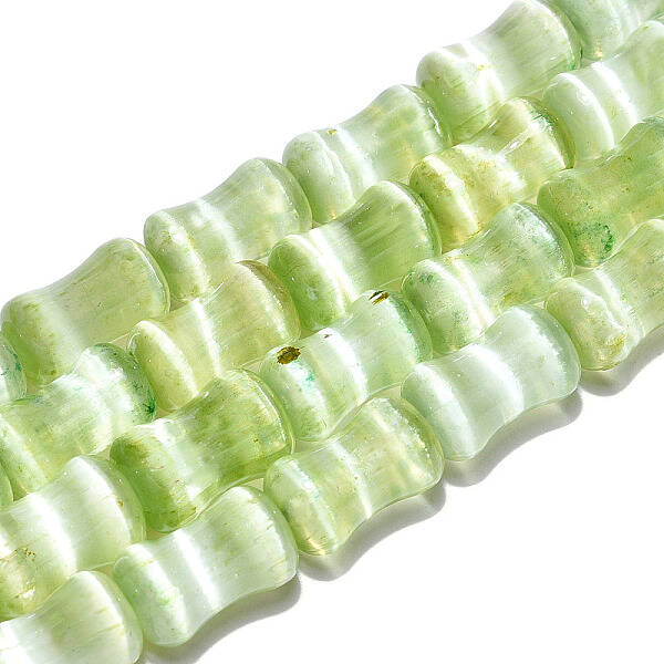 Dyed Natural Selenite Beads Strands