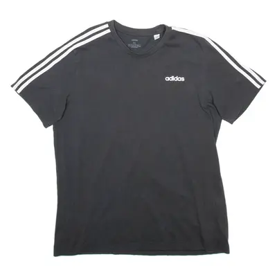 ADIDAS Mens T-Shirt Black XL