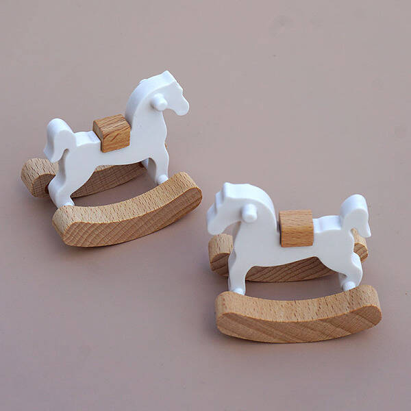 Wooden Rocking Horse Ornaments