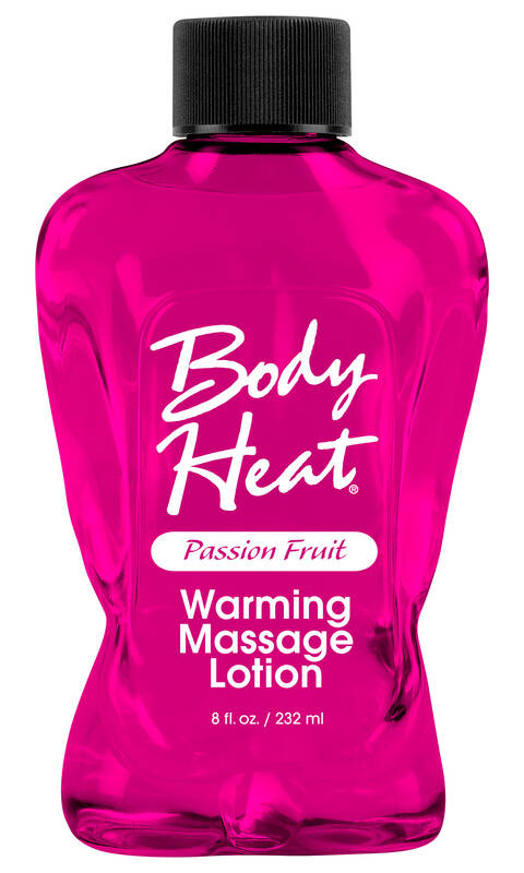 Body Heat Warming Massage Lotion - 8 Fl. Oz. - Passion Fruit