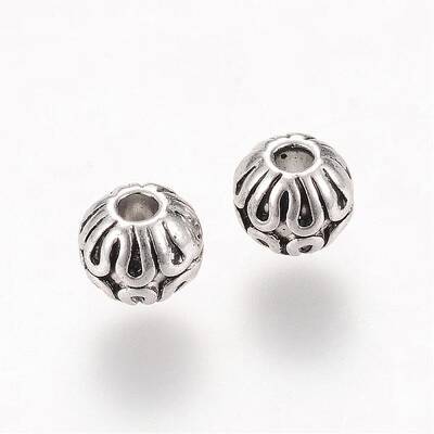 Tibetan Style Alloy Spacer Beads