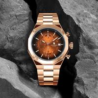 SAPPHERO Watches for Men Octagonal Stainless Steel Quartz Men's Watch 50 Meter Water Resistant Analog Movement Multifunction ...