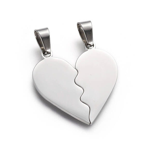 Tarnish Resistant 304 Stainless Steel Split Pendants