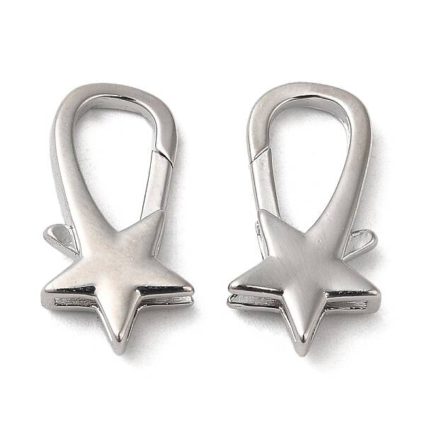 Brass Lobster Claw Clasps
