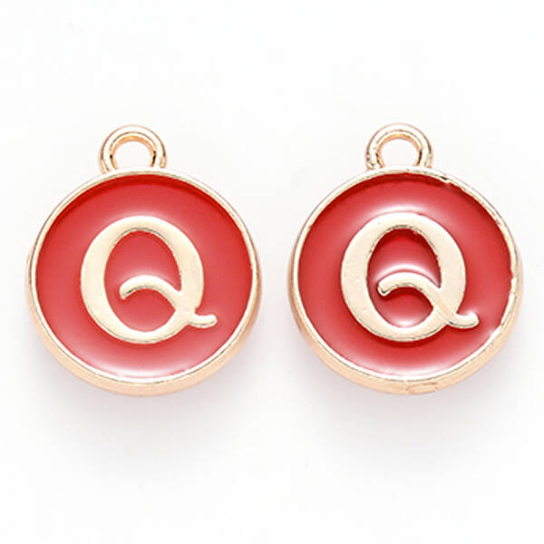 Golden Plated Alloy Enamel Charms