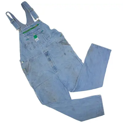LIBERTY Workwear Carpenter Denim Overalls Blue Straight Mens W42 L31