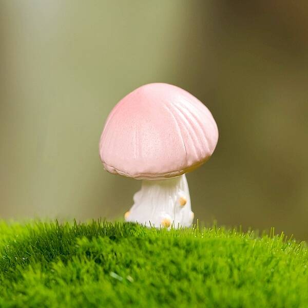 Resin Mushroom Miniature Ornaments