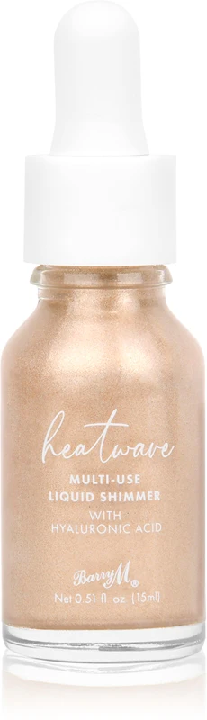 Barry M Heatwave Liquid Highlighter with Dropper Color Intense 15ml