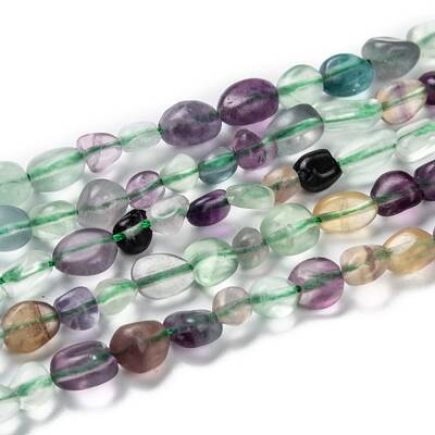 Natural Fluorite Beads Strands