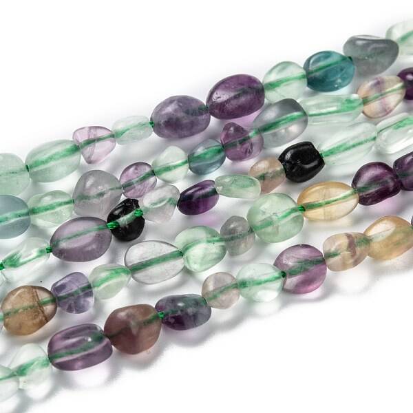 Natural Fluorite Beads Strands