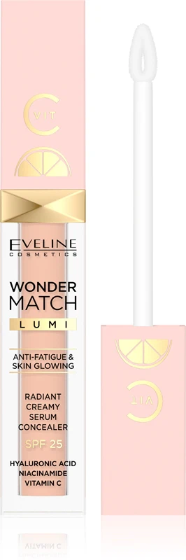 Eveline Cosmetics Wonder Match Lumi Illuminating Concealer Spf 25 Color 10 Vanilla 6.8 Ml