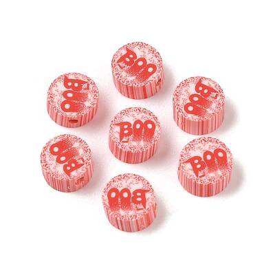 Christmas Theme Handmade Polymer Clay Beads