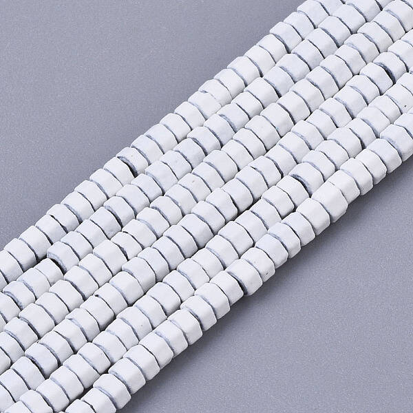 Spray Painted Non-magnetic Synthetic Hematite Beads Strands