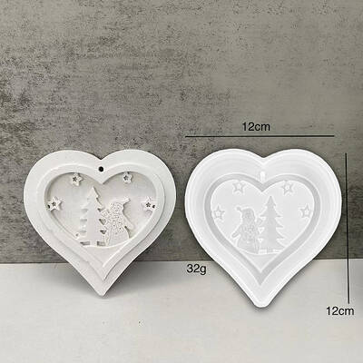 Christmas Theme DIY Pendants Decoration Silicone Mold