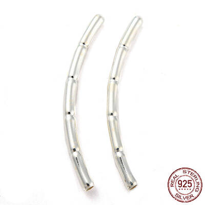 925 Sterling Silver Tube Beads