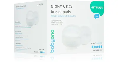 BabyOno Get Ready Day & Night Disposable Bra Pads 40pcs