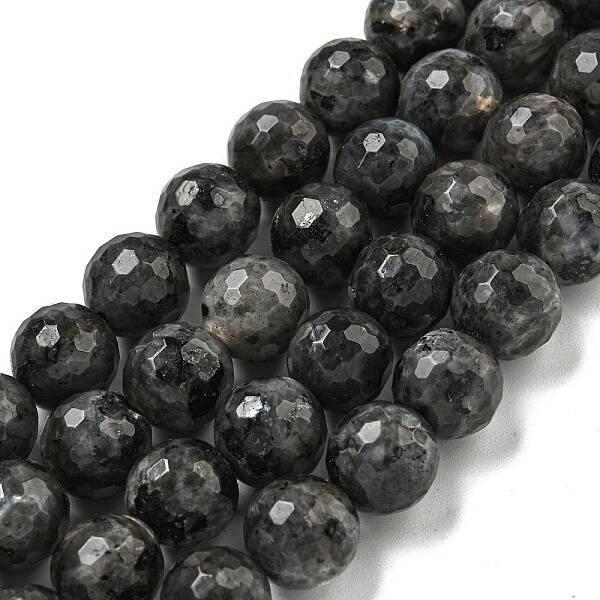 Natural Larvikite Beads Strands