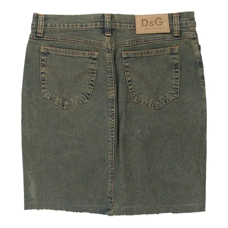 Dolce & Gabbana Mini Denim Skirt - 30W UK 10 Dark Wash Cotton | Size: UK 10