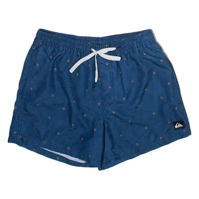 QUIKSILVER Mens Swimming Shorts Blue Spotted S W28