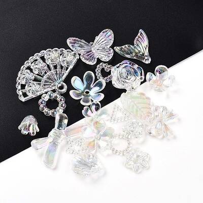 Transparent Acrylic Beads
