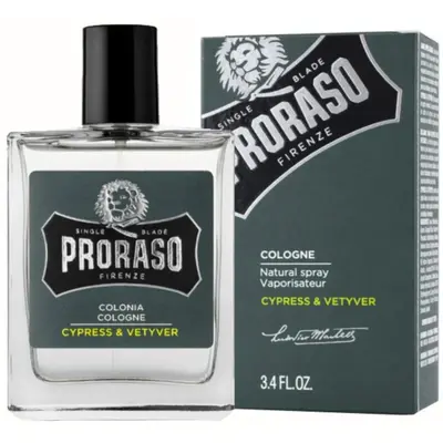Proraso Cypress and Vetiver Cologne 100ml