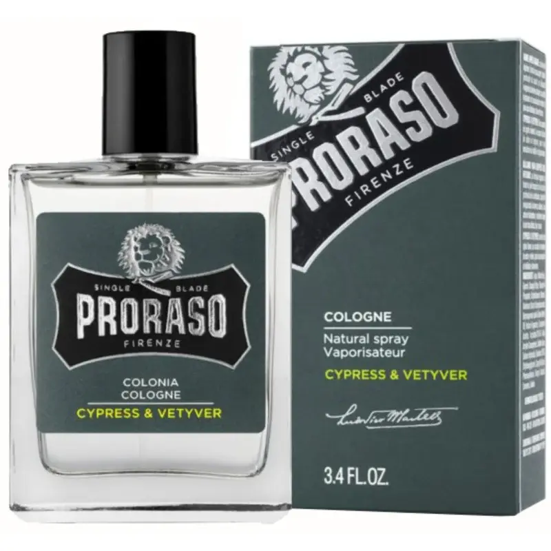 Proraso Cypress and Vetiver Cologne 100ml