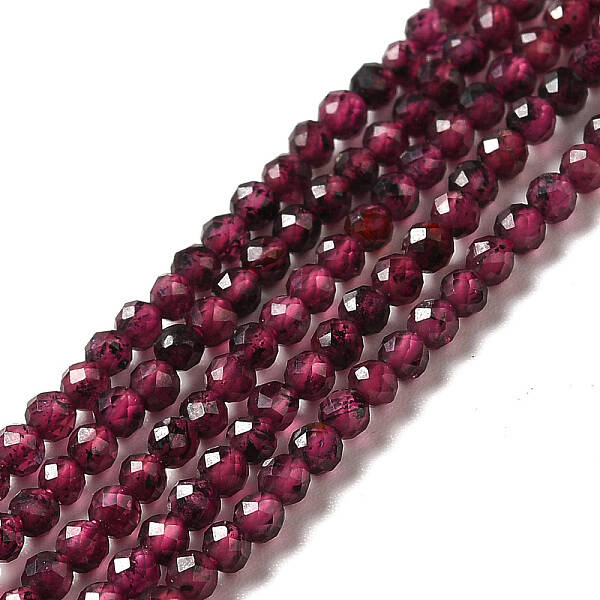 Natural Garnet Beads Strands