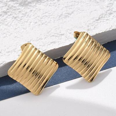304 Stainless Steel Stud Earrings