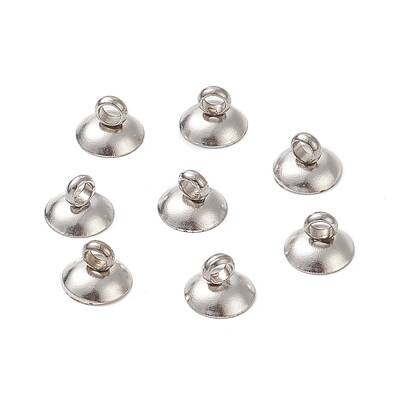 304 Stainless Steel Bead Cap Pendant Bails