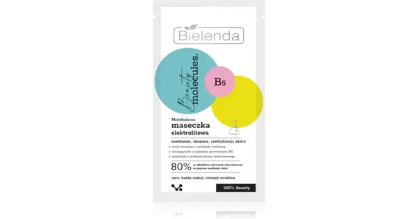 Bielenda Beauty Molecules hydrating face mask with soothing effect 8 g