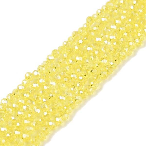 Electroplate Glass Beads Strands