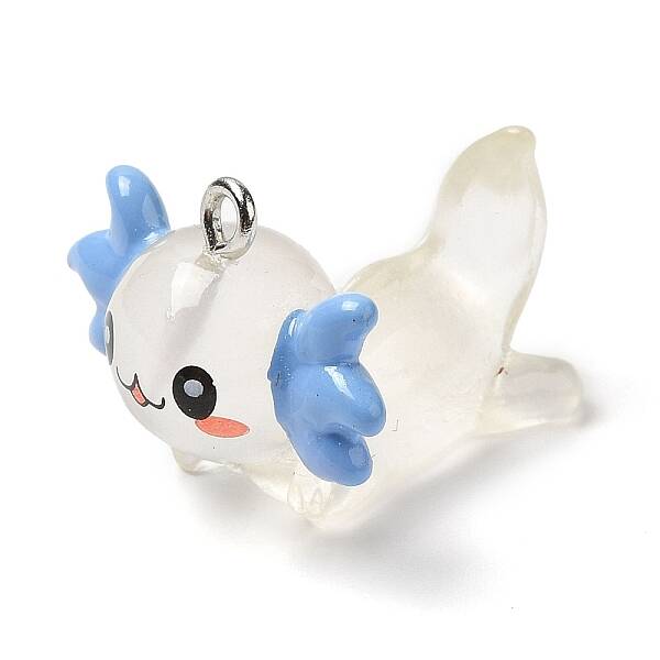 Cute Transparent Resin Pendants