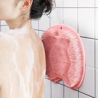 Back Bath Brush, 1 Count Back Scrubber, Bath Wall Pad, Bathing Accessories, Bathroom Supplies, Home Supplies, Bathroom Loofa...