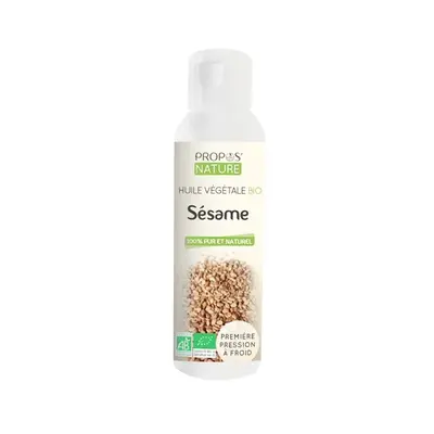 Propos'Nature Organic Sesame Vegetable Oil 100ml