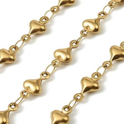 304 Stainless Steel Heart Link Chains