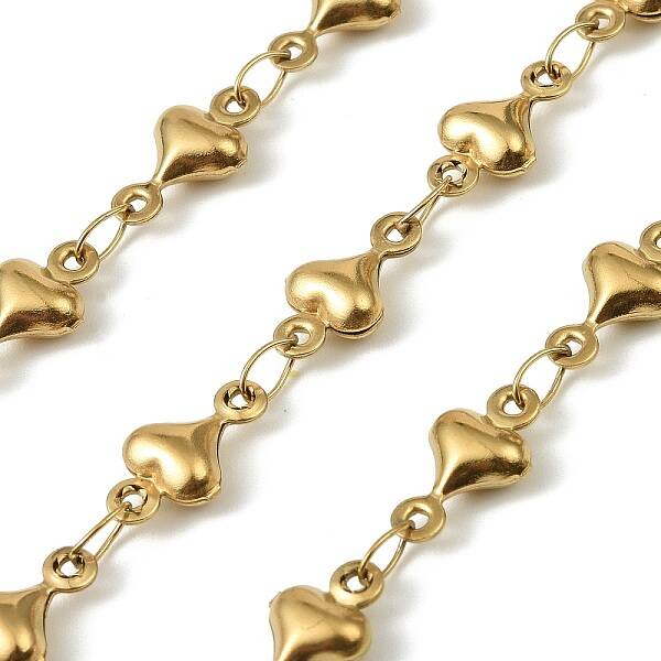 304 Stainless Steel Heart Link Chains