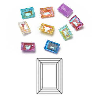 K9 Glass Rhinestone Cabochons