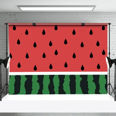 Sweet Watermelon Birthday Backdrop For Photograph - Aperturee